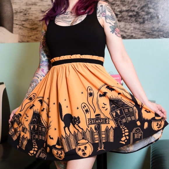 Sourpuss Dresses & Skirts - Sourpuss Haunted House Dress